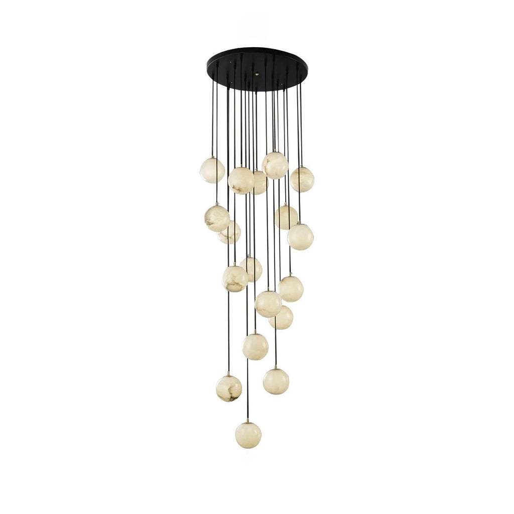 Radilum Alabaster Balls Cluster Chandelier