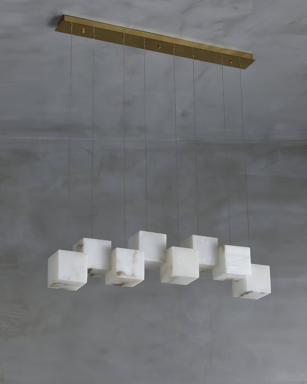 Radilum Box Linear Alabaster Chandelier