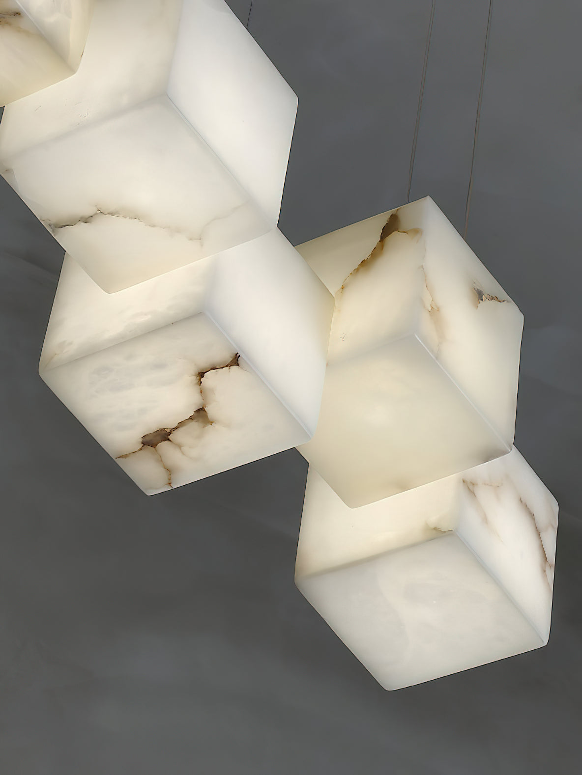 Radilum Box Linear Alabaster Chandelier