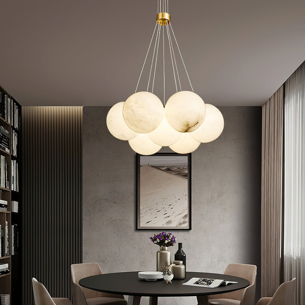 Radilum Lunar Alabaster Chandelier