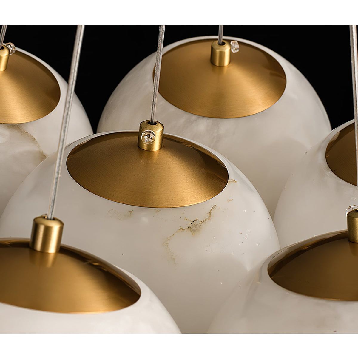 Radilum Lunar Alabaster Chandelier