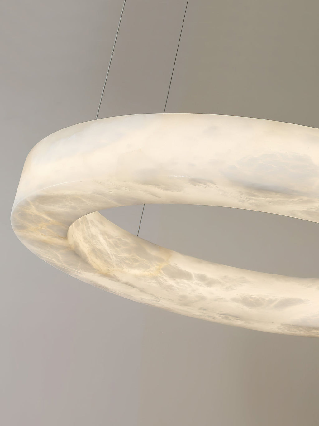 Radilum Alabaster Ring Chandelier