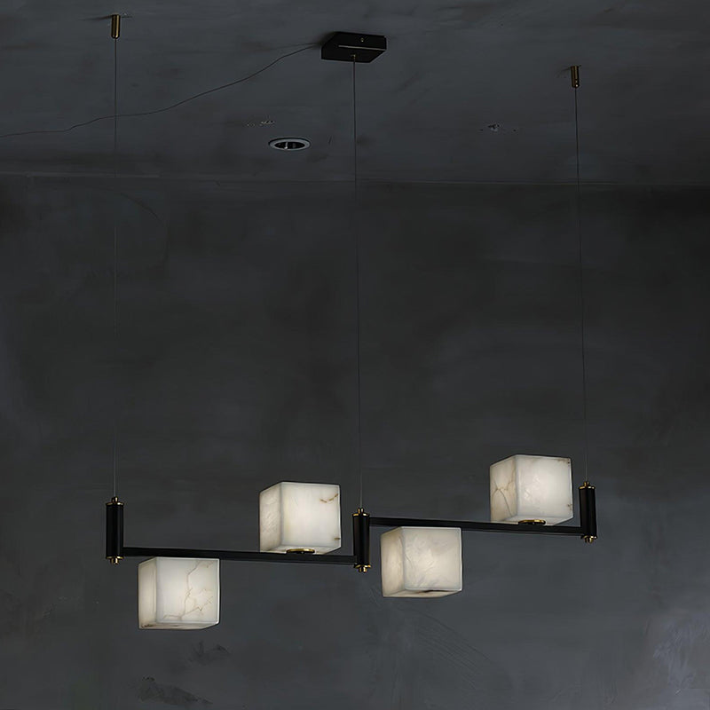 Radilum Square Box Alabaster Chandelier