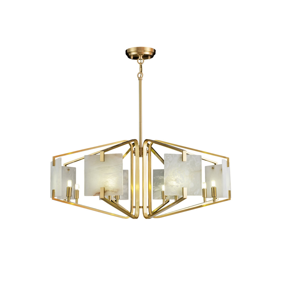 Radilum Appareil Alabaster Chandelier