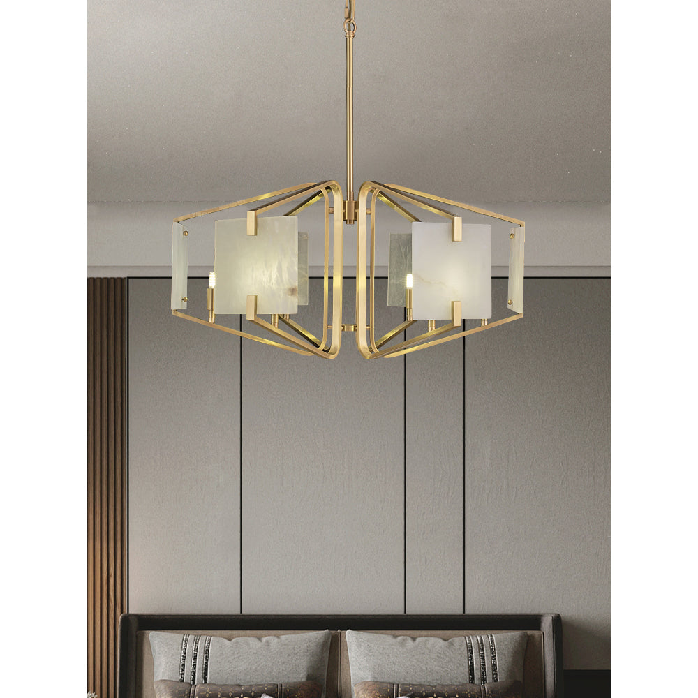 Radilum Appareil Alabaster Chandelier