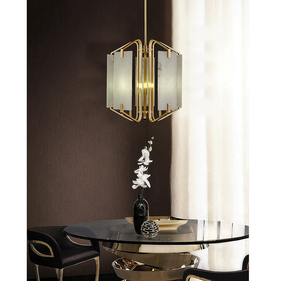 Radilum Appareil Alabaster Chandelier