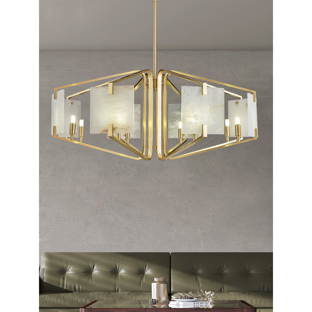 Radilum Appareil Alabaster Chandelier