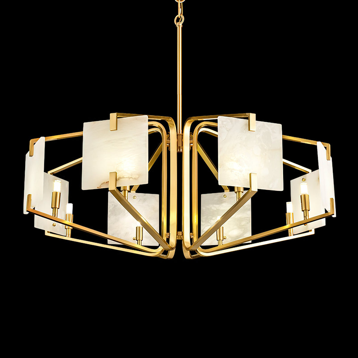 Radilum Appareil Alabaster Chandelier