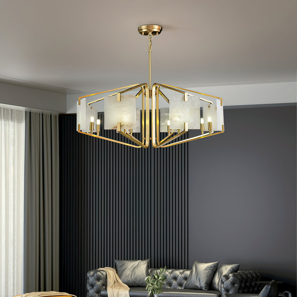 Radilum Appareil Alabaster Chandelier
