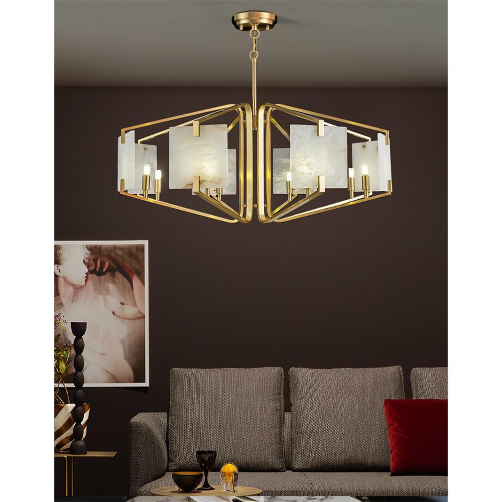 Radilum Appareil Alabaster Chandelier