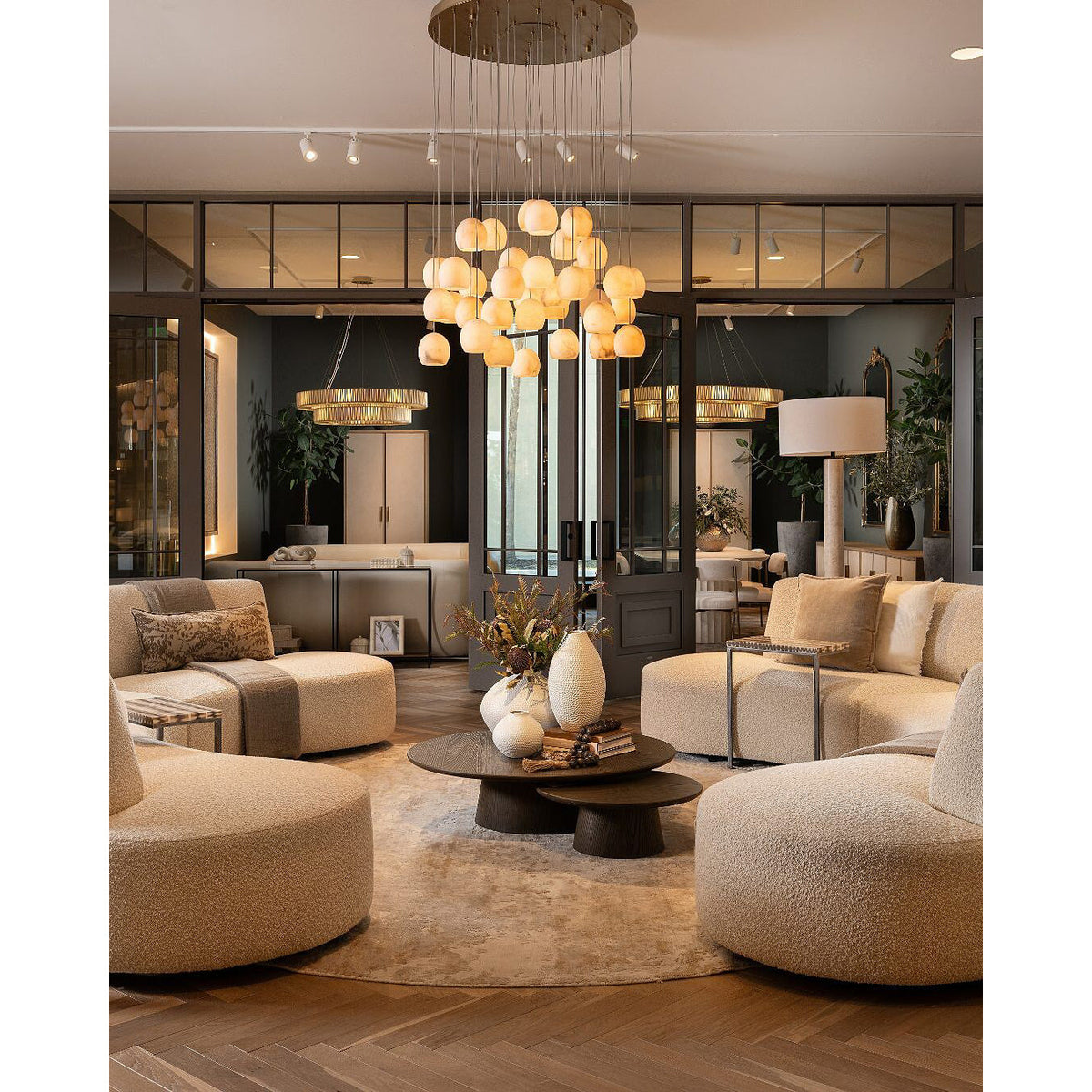 Radilum Arica Alabaster Chandelier