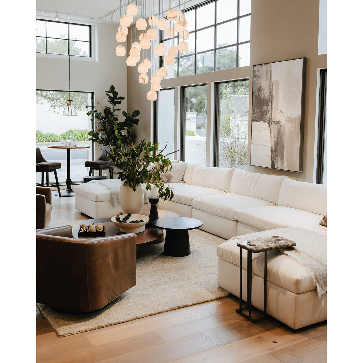 Radilum Arica Alabaster Chandelier