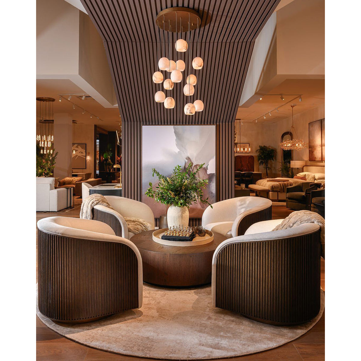 Radilum Arica Alabaster Chandelier