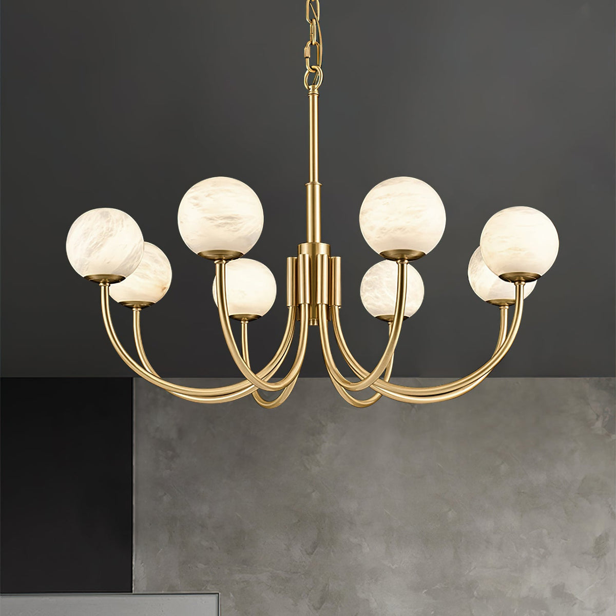 Radilum Aurelian Alabaster Chandelier