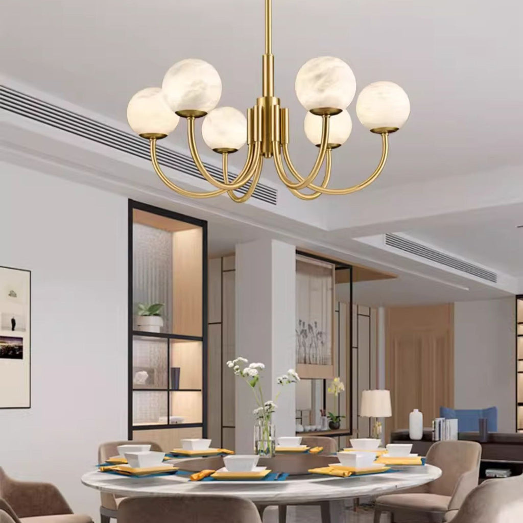 Radilum Aurelian Alabaster Chandelier