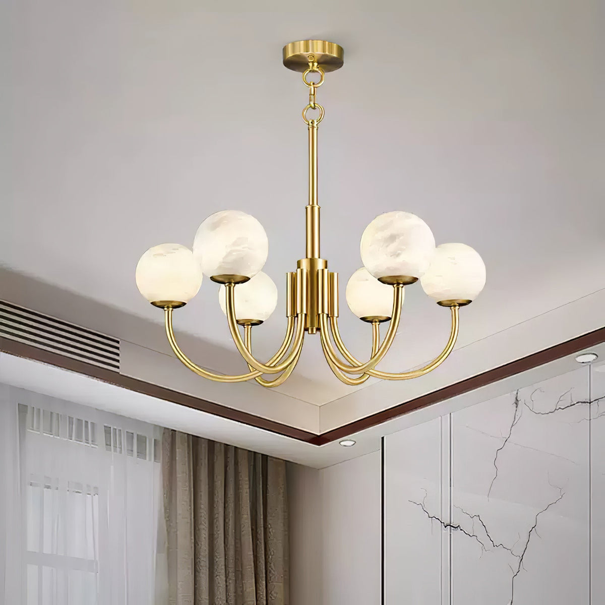 Radilum Aurelian Alabaster Chandelier