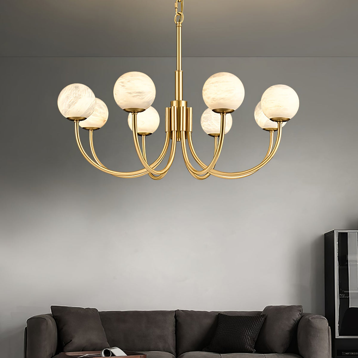 Radilum Aurelian Alabaster Chandelier