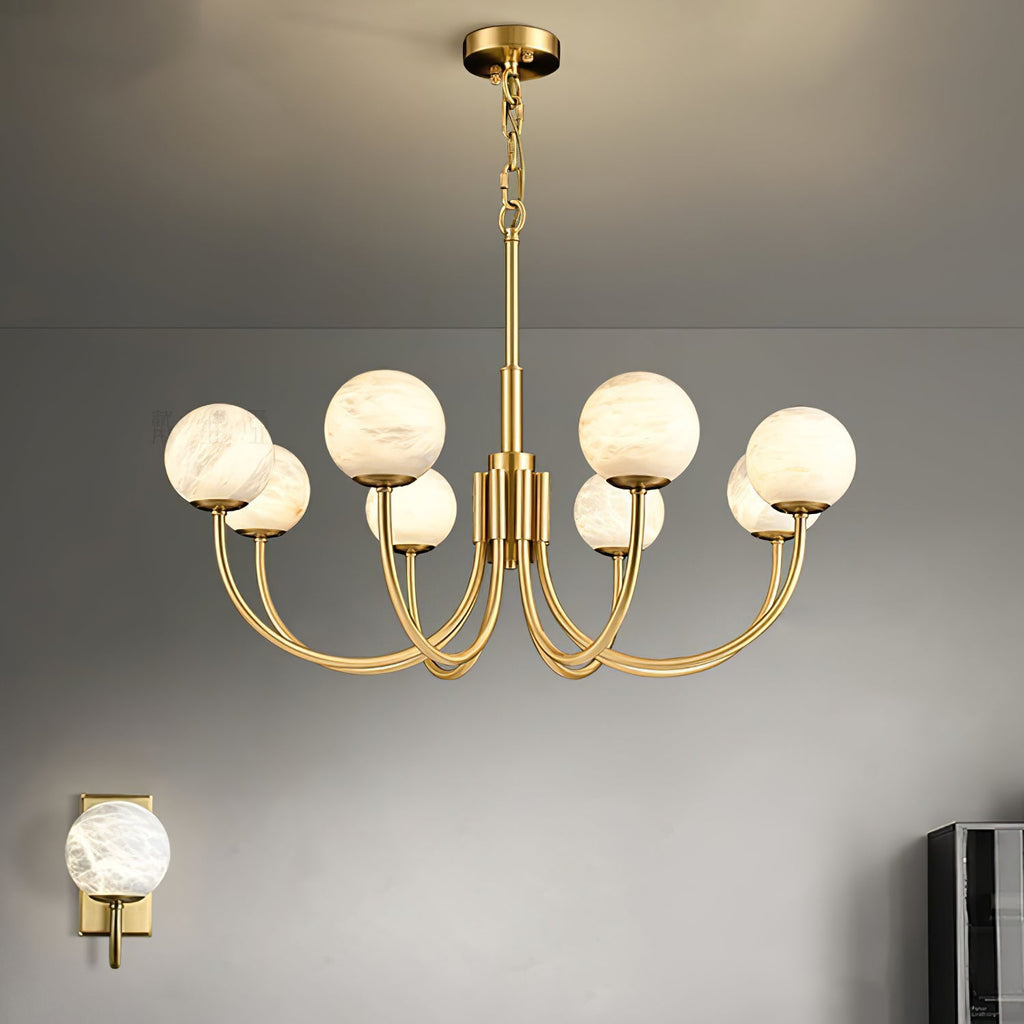 Radilum Aurelian Alabaster Chandelier