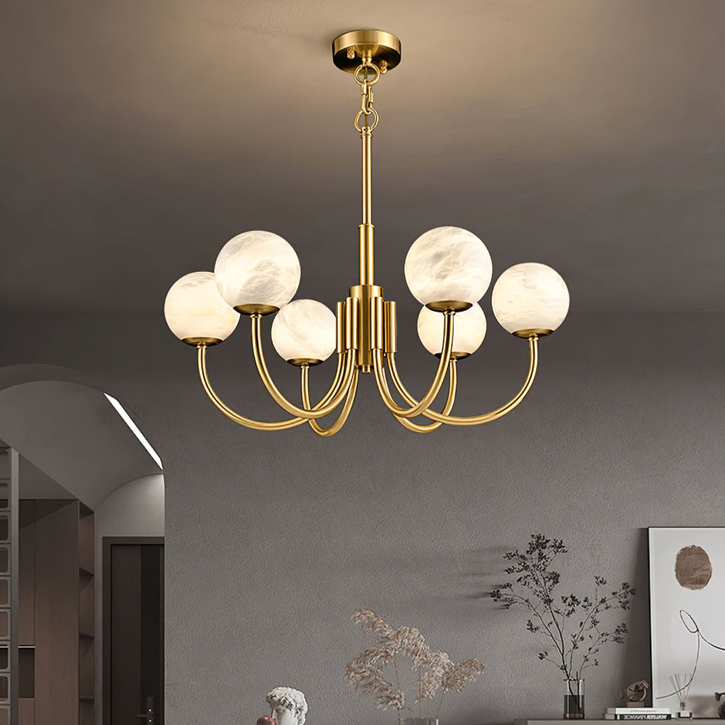 Radilum Aurelian Alabaster Chandelier