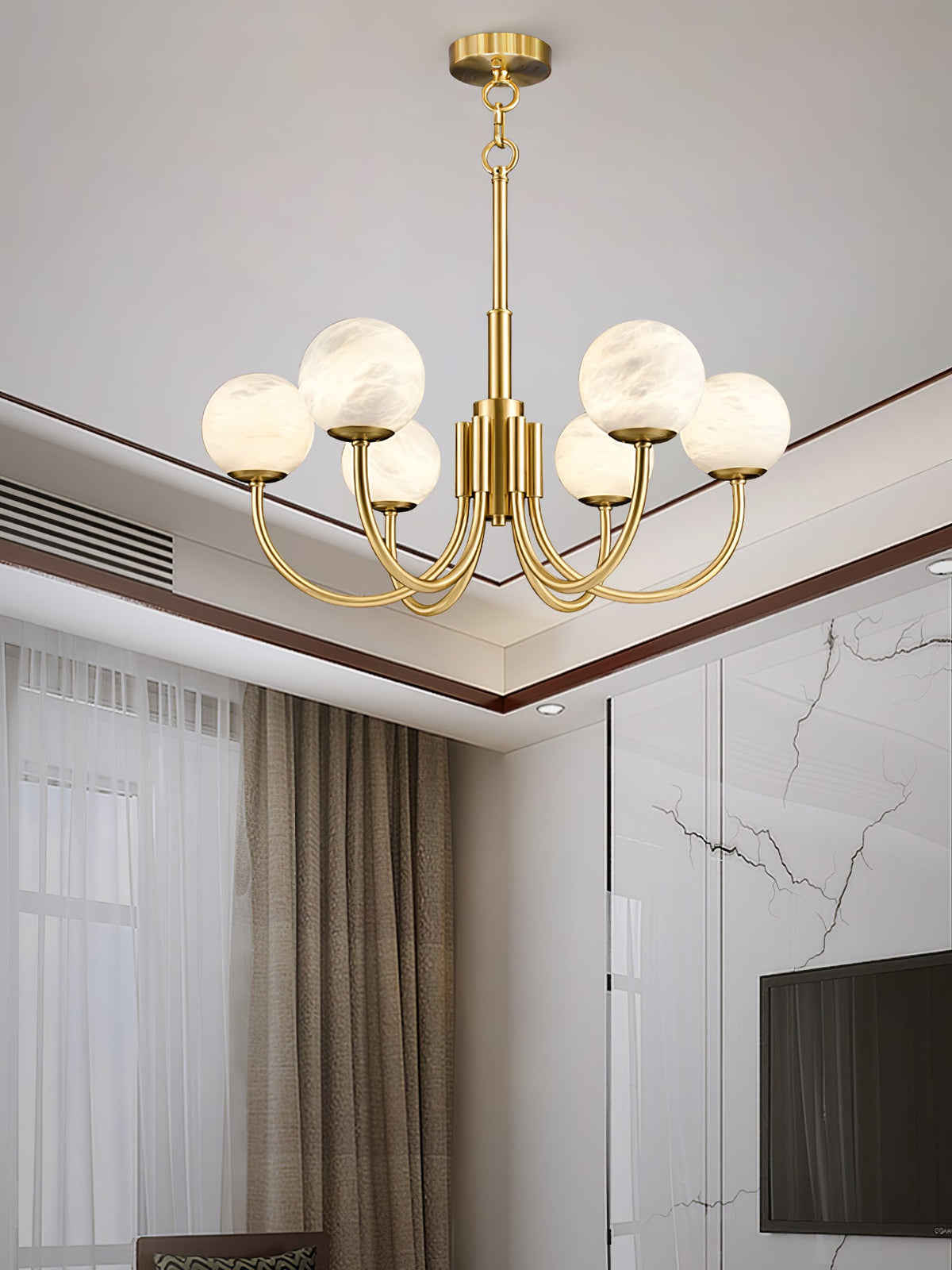 Radilum Aurelian Alabaster Chandelier