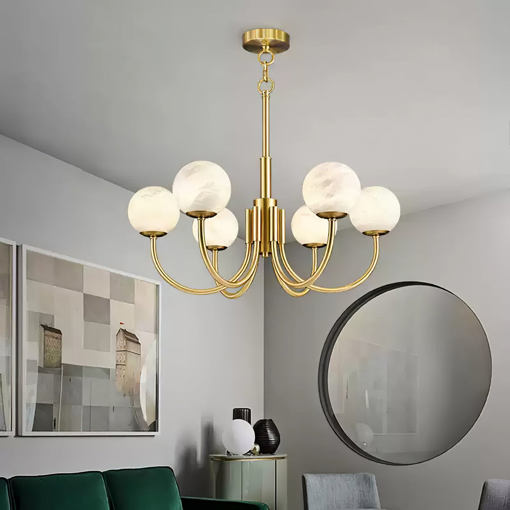 Radilum Aurelian Alabaster Chandelier