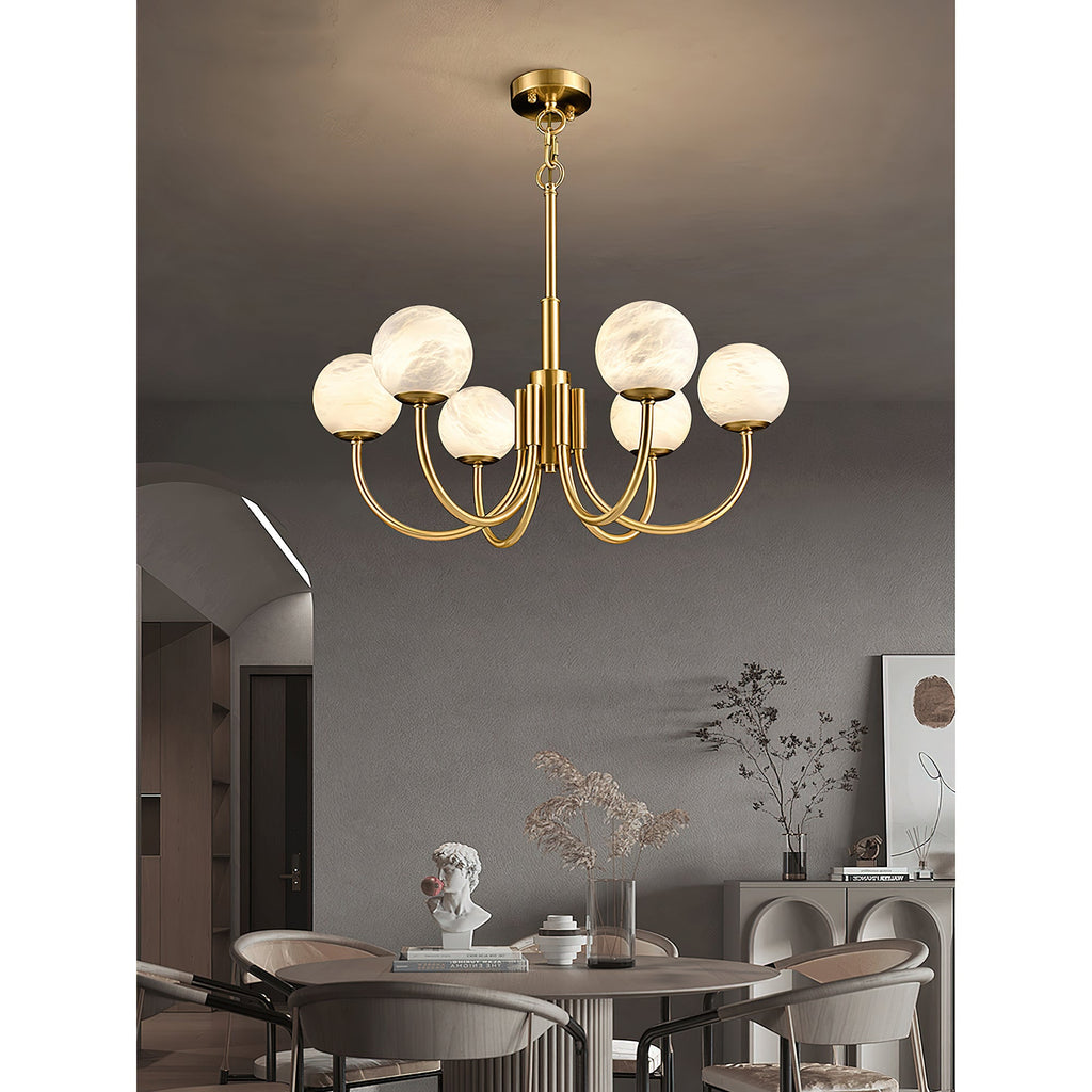 Radilum Aurelian Alabaster Chandelier