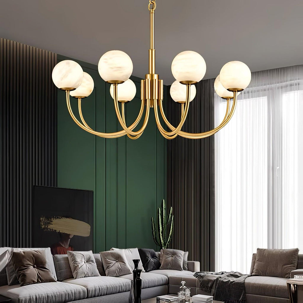 Radilum Aurelian Alabaster Chandelier