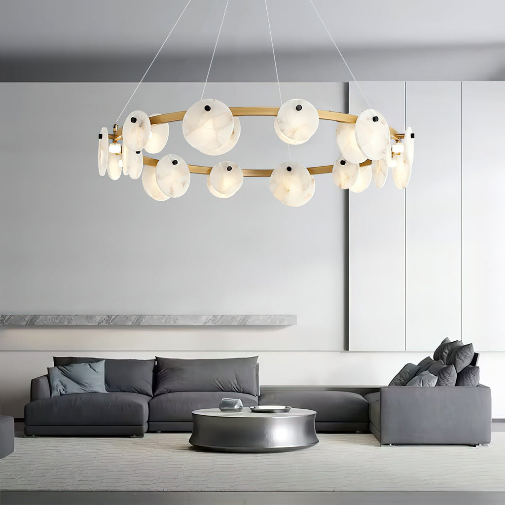 Radilum Austen Alabaster Chandelier