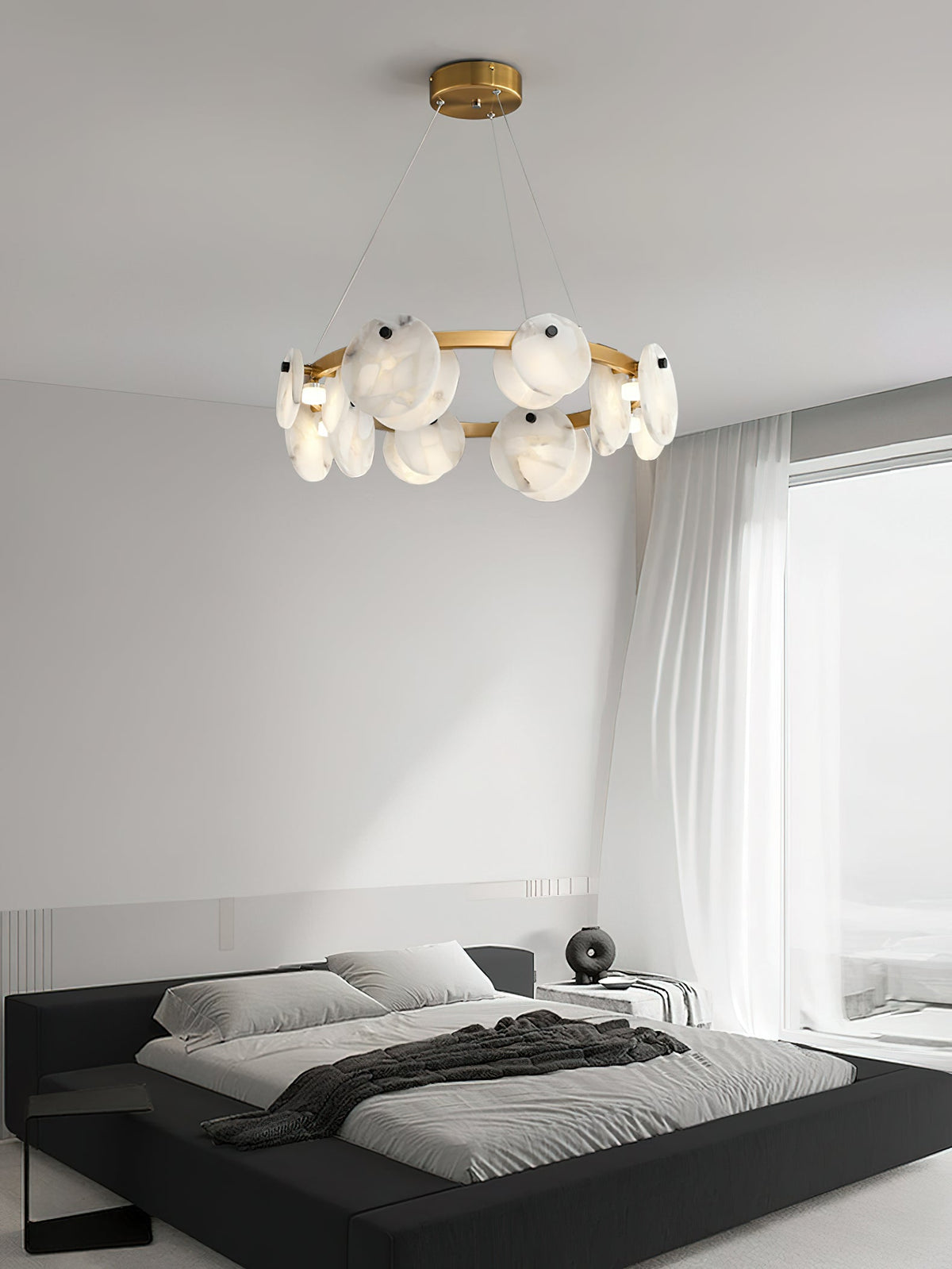 Radilum Austen Alabaster Chandelier