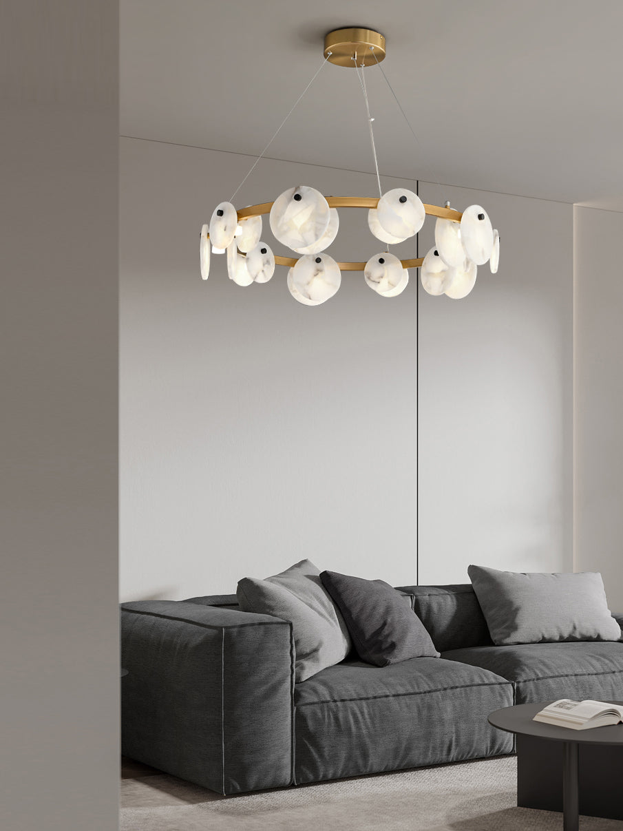 Radilum Austen Alabaster Chandelier