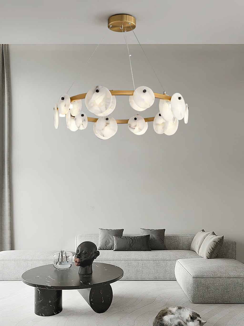 Radilum Austen Alabaster Chandelier