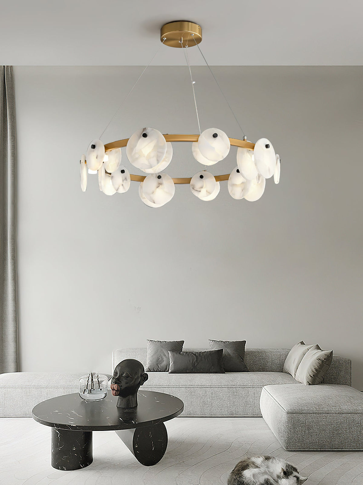 Radilum Austen Alabaster Chandelier