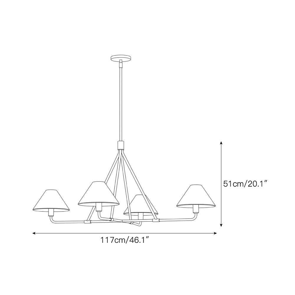 Radilum Beatrix Alabaster Chandelier