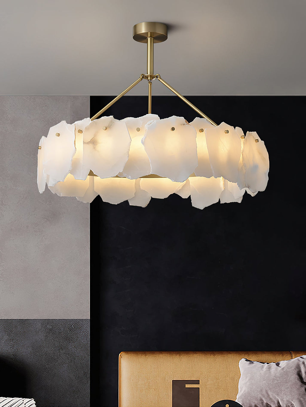 Radilum Burton Alabaster Chandelier