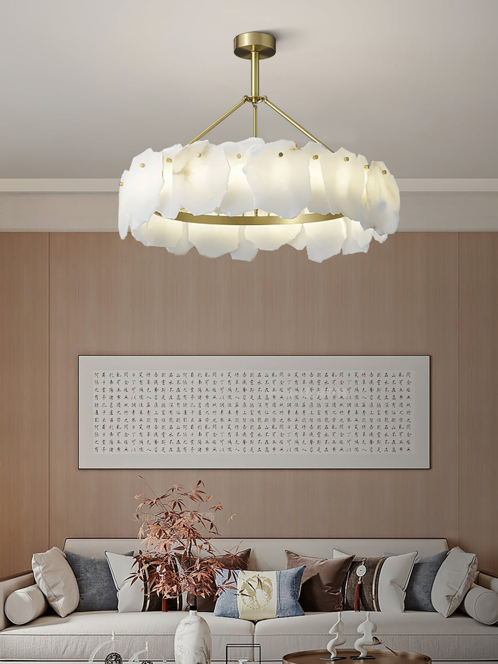 Radilum Burton Alabaster Chandelier