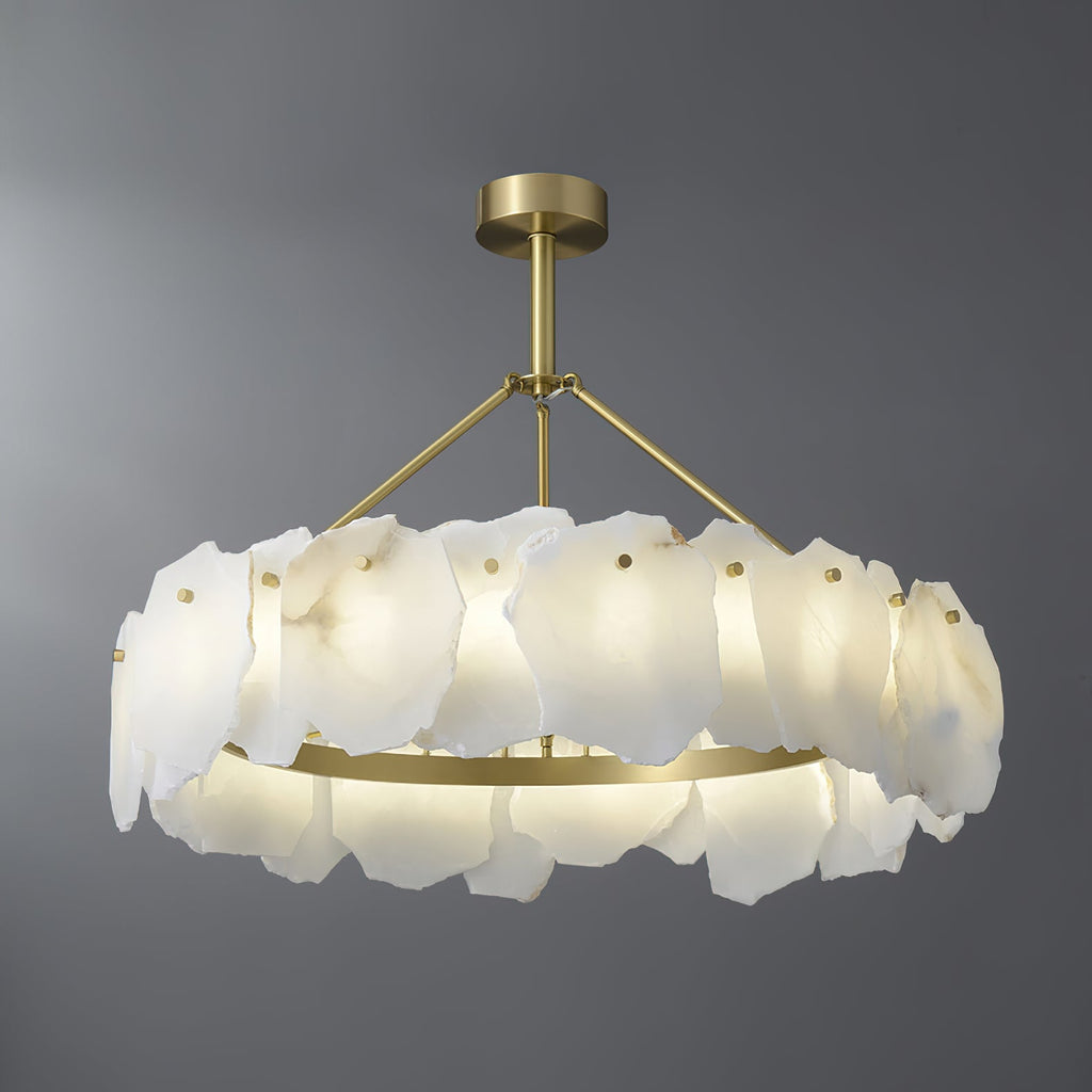 Radilum Burton Alabaster Chandelier