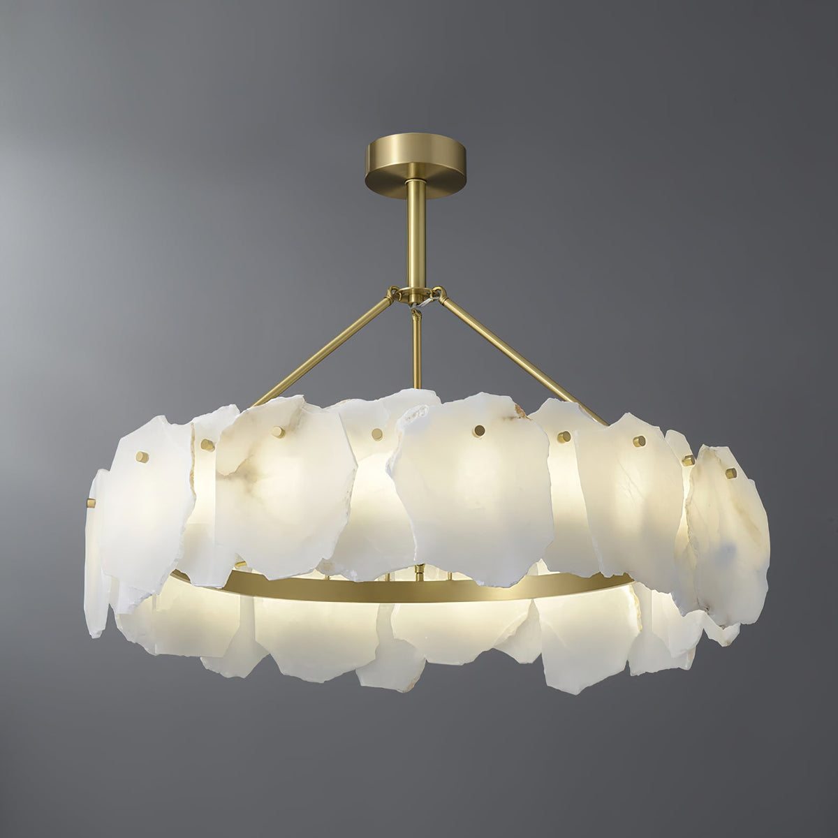 Radilum Burton Alabaster Chandelier
