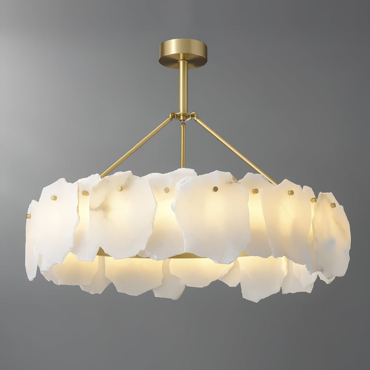 Radilum Burton Alabaster Chandelier