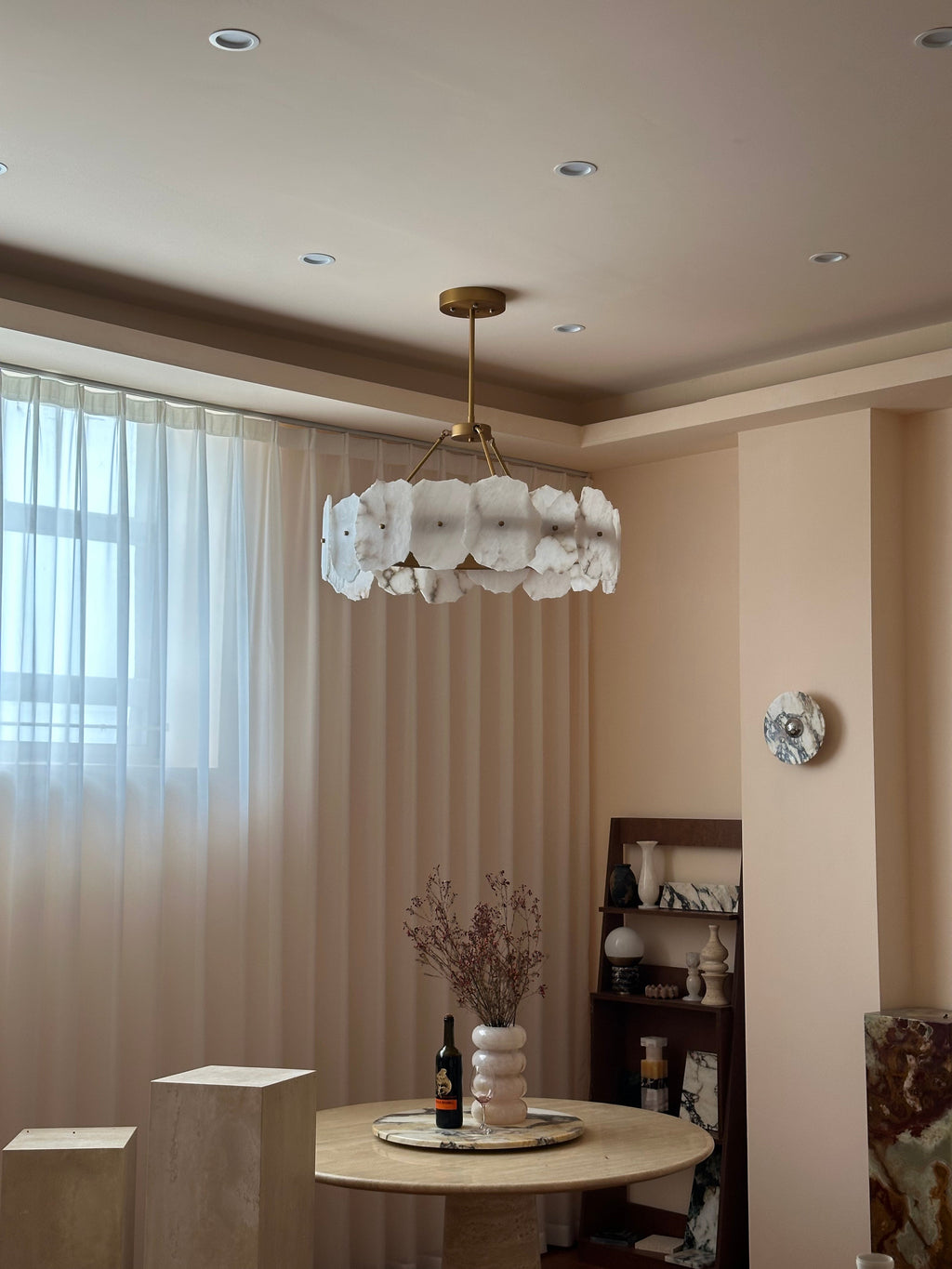 Radilum Burton Alabaster Chandelier