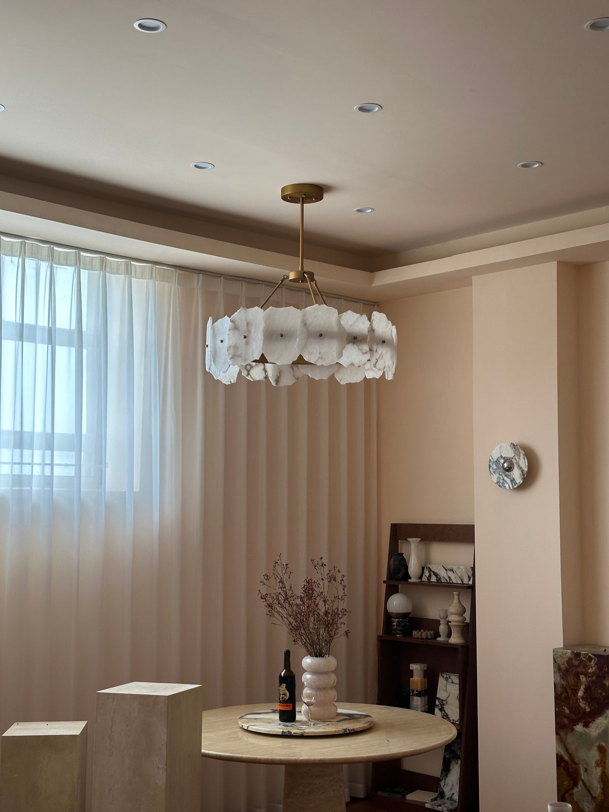 Radilum Burton Alabaster Chandelier