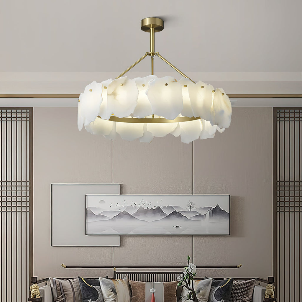 Radilum Burton Alabaster Chandelier