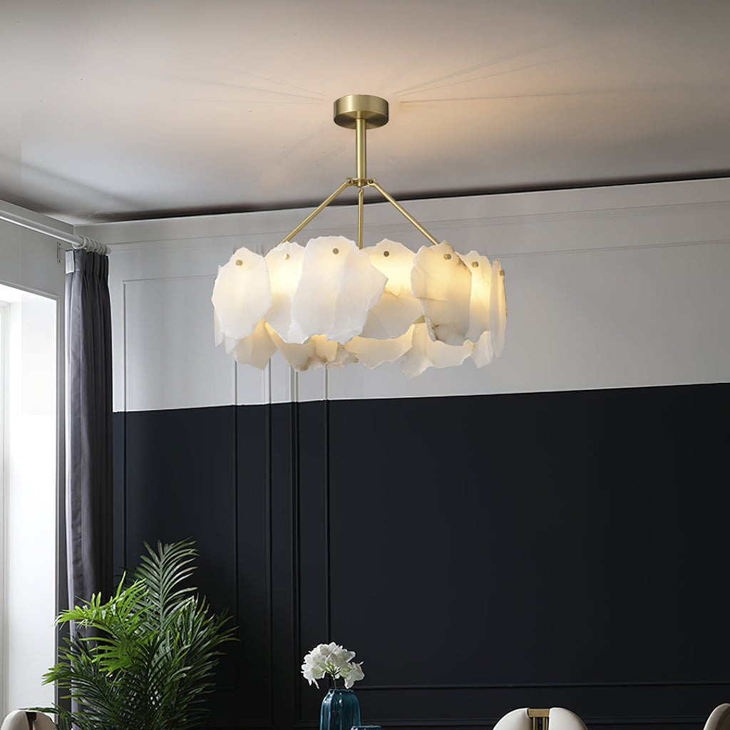 Radilum Burton Alabaster Chandelier
