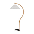 Radilum Caprani Floor Lamp Beech Wood and Linen