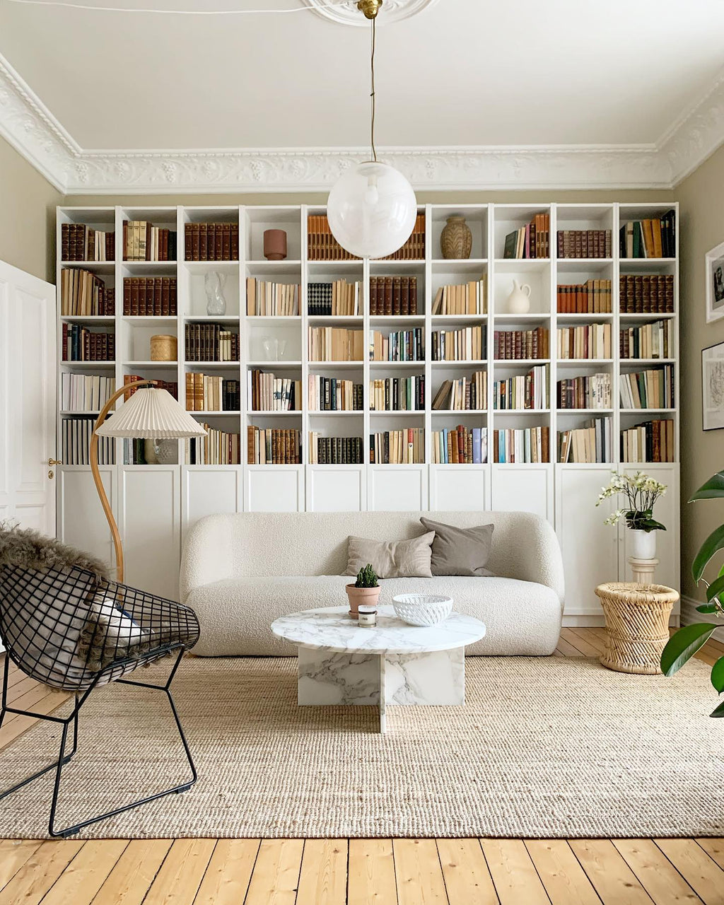 Radilum Caprani Floor Lamp Beech Wood and Linen