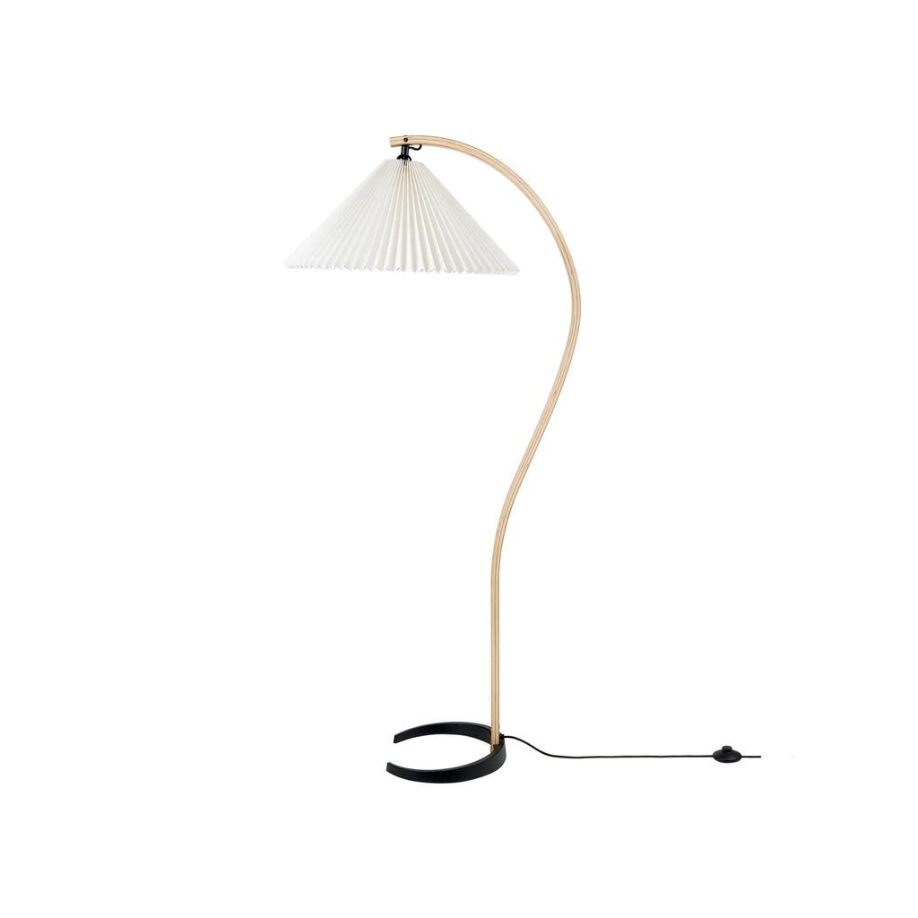 Radilum Caprani Floor Lamp Beech Wood and Linen