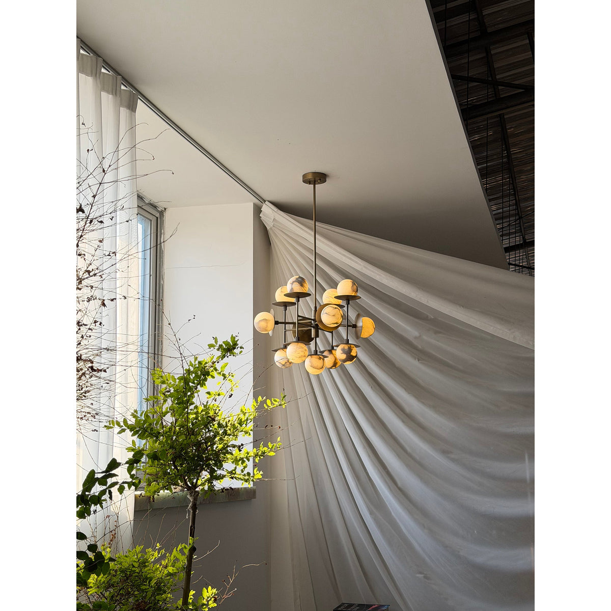 Radilum Cara Alabaster Chandelier