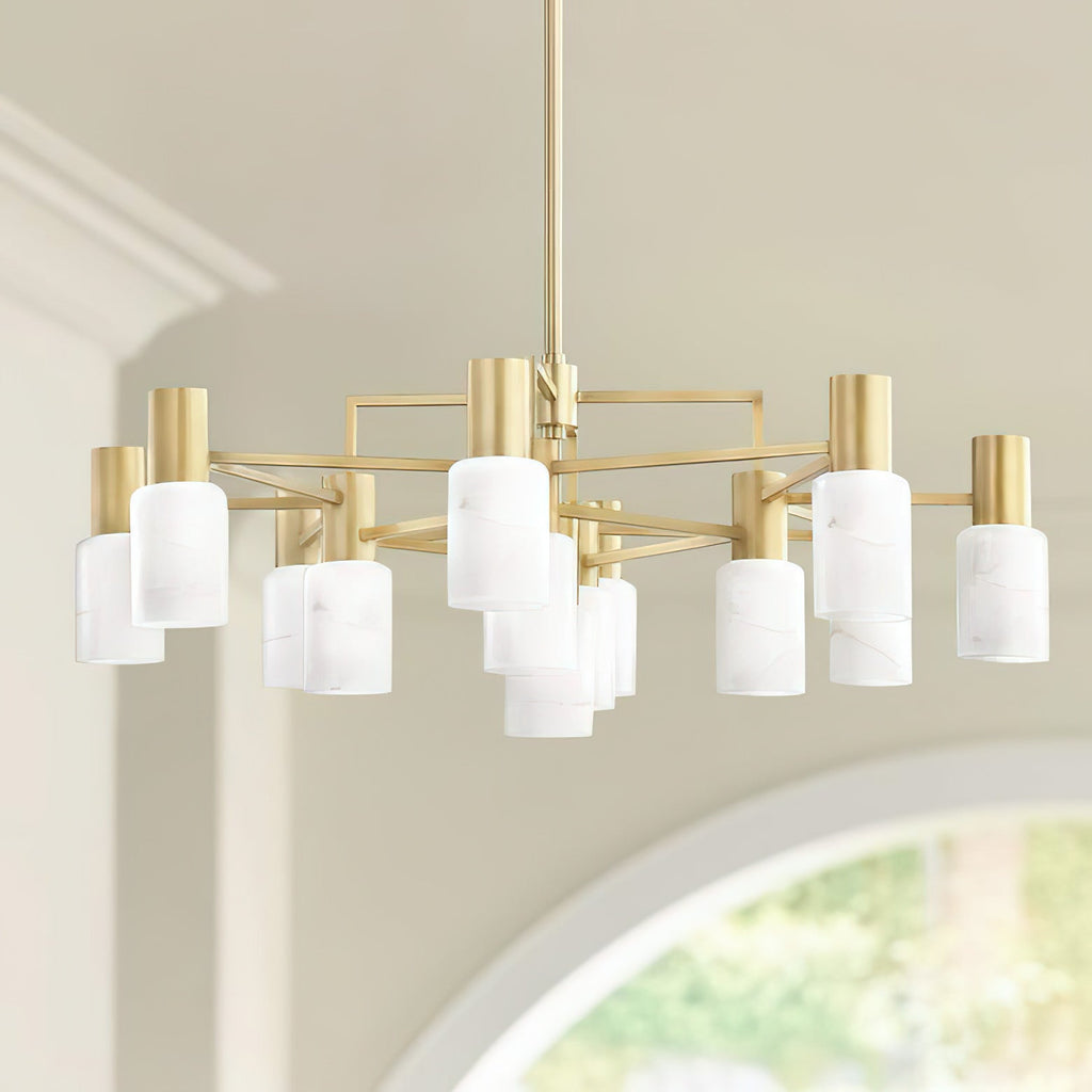 Radilum Centerport Alabaster Chandelier