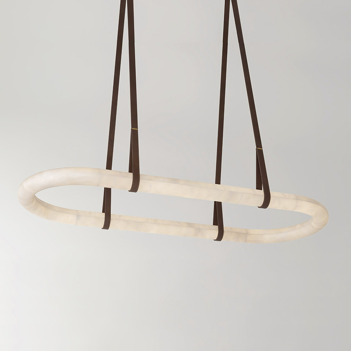 Radilum Circle Alabaster Chandelier