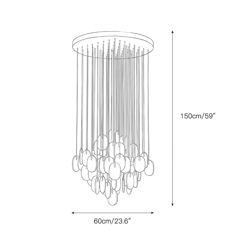 Radilum Allure Alabaster Chandelier