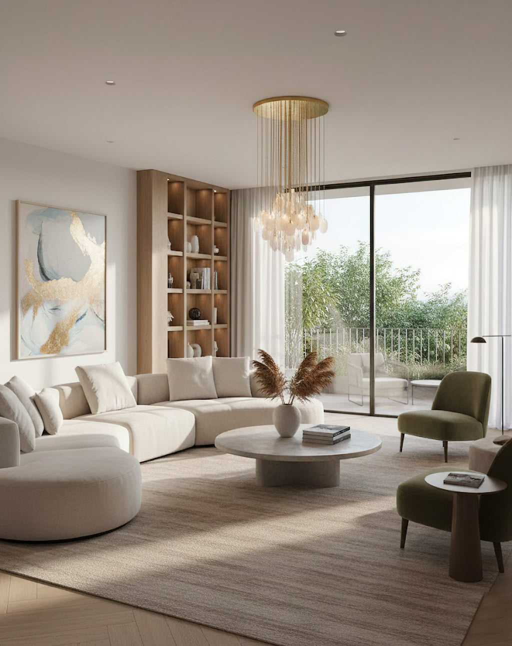 Radilum Allure Alabaster Chandelier